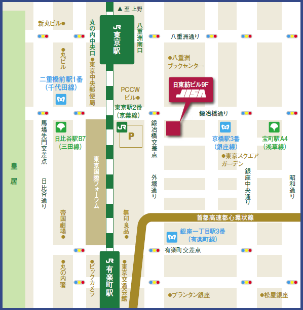 JISA事務所地図