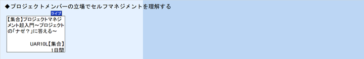 ◆プロジェクトメンバーの立場でセルフマネジメントを理解する
