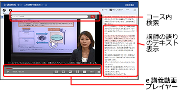 e講義動画の画面例