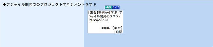 ◆アジャイル開発でのプロジェクトマネジメントを学ぶ