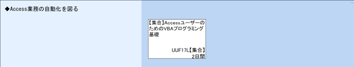 ◆Access業務の自動化を図る