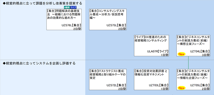 ◆経営的視点に立って課題を分析し改善策を提案する\n◆経営的視点に立ってシステムを企画し評価する