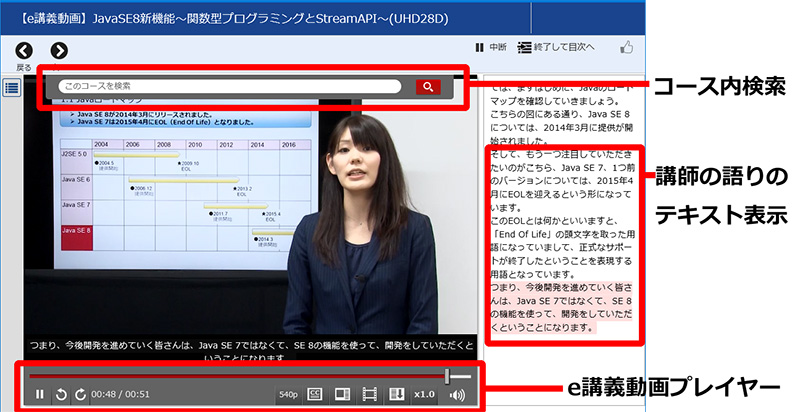 e講義動画の画面例