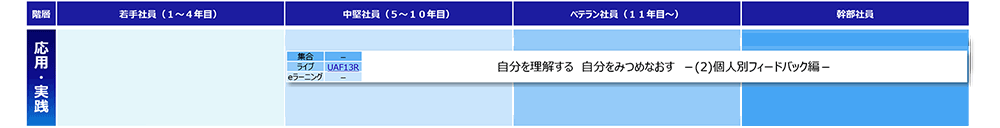 適応力（応用・実践）コースマップ